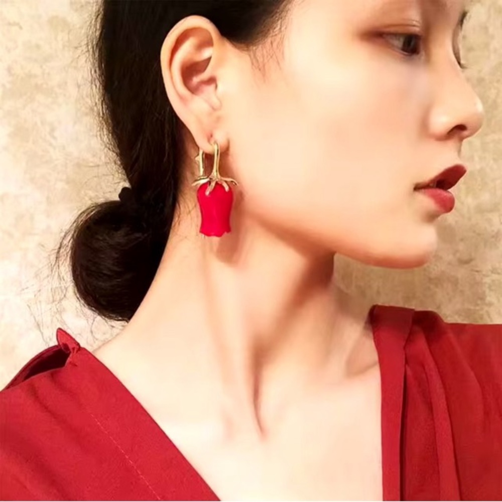 Rose Earrings